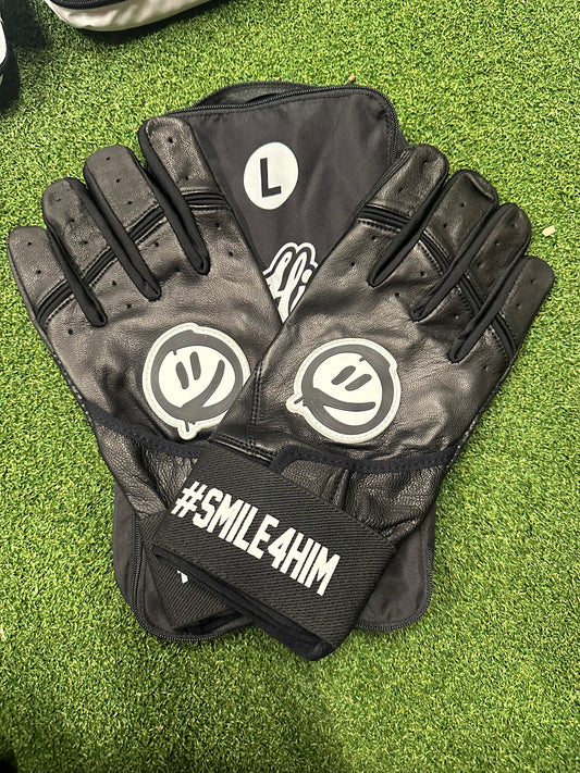 4 Him Smile Brand Batting Gloves