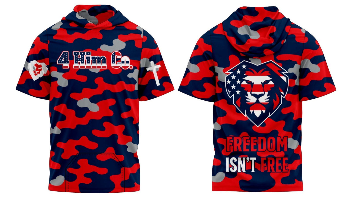 Camo Short Sleeve Hoodies 2025 (Ships in next 2 weeks) August 18-28th