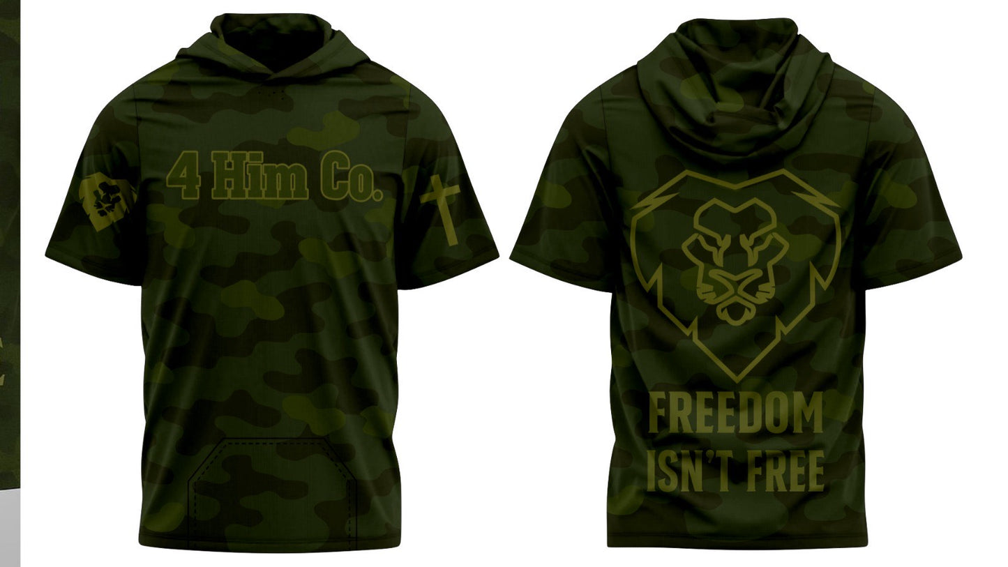 Camo Short Sleeve Hoodies 2025 (Ships in next 2 weeks) August 18-28th