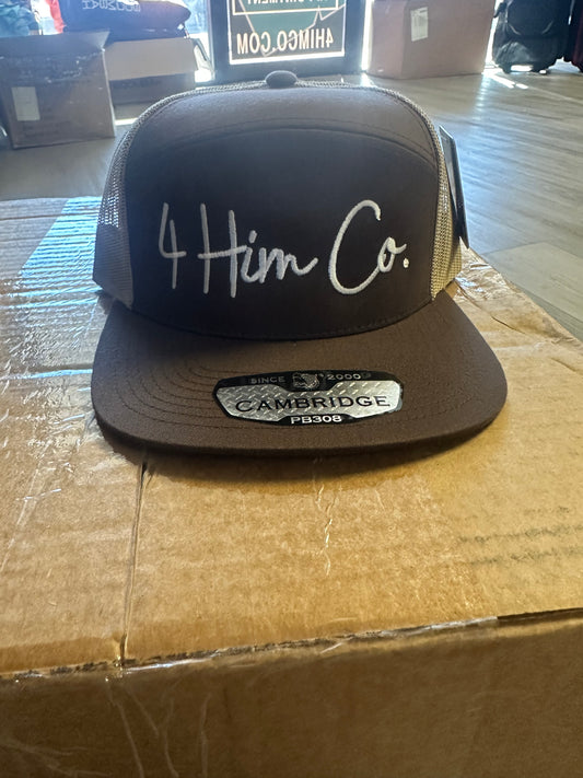 Brown 4Him Co. Snapback Hat