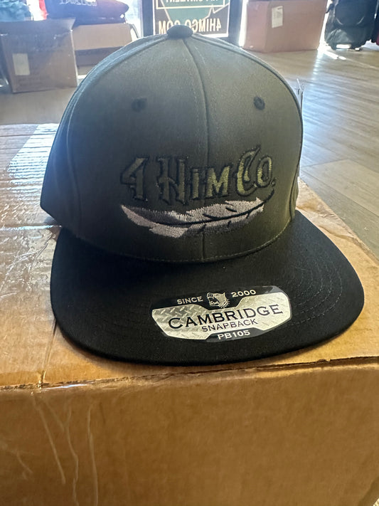 Olive Feather 4Him Co. Snapback Hat
