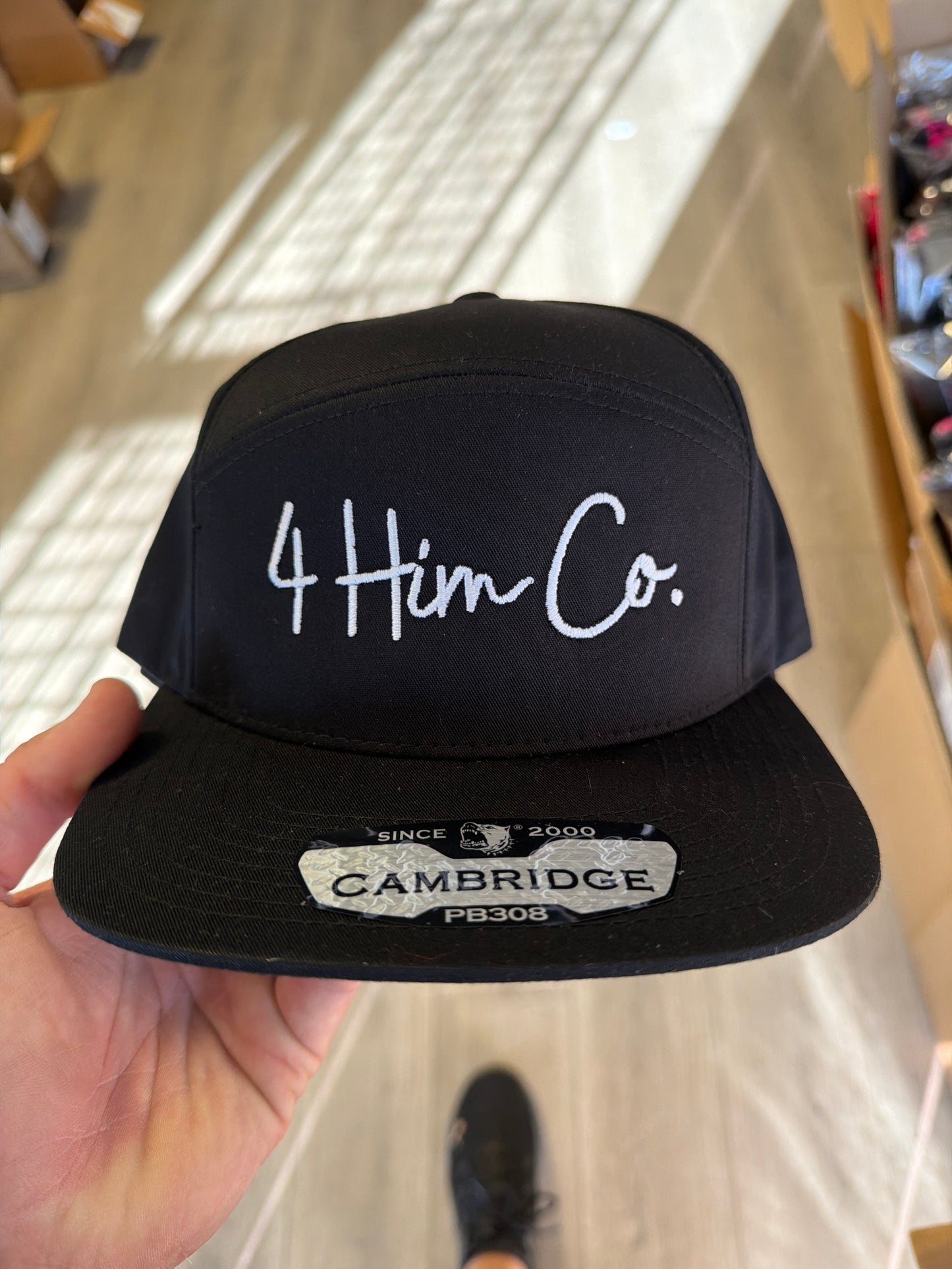 Script “4 Him Co” Logo Snapback Collection