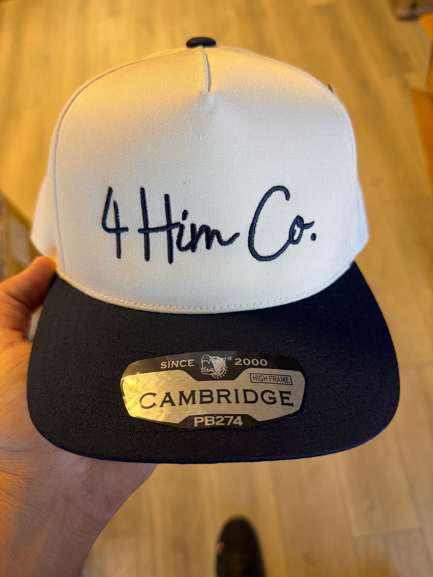 Script “4 Him Co” Logo Snapback Collection