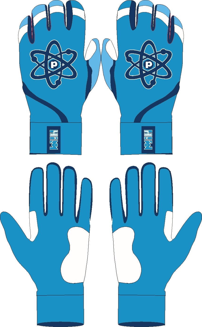 Blue / White – Proton Batting Gloves