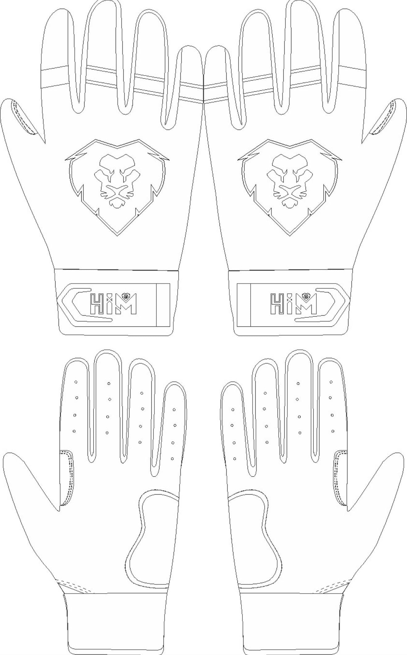 White Batting Gloves (Shipped In-Transit)