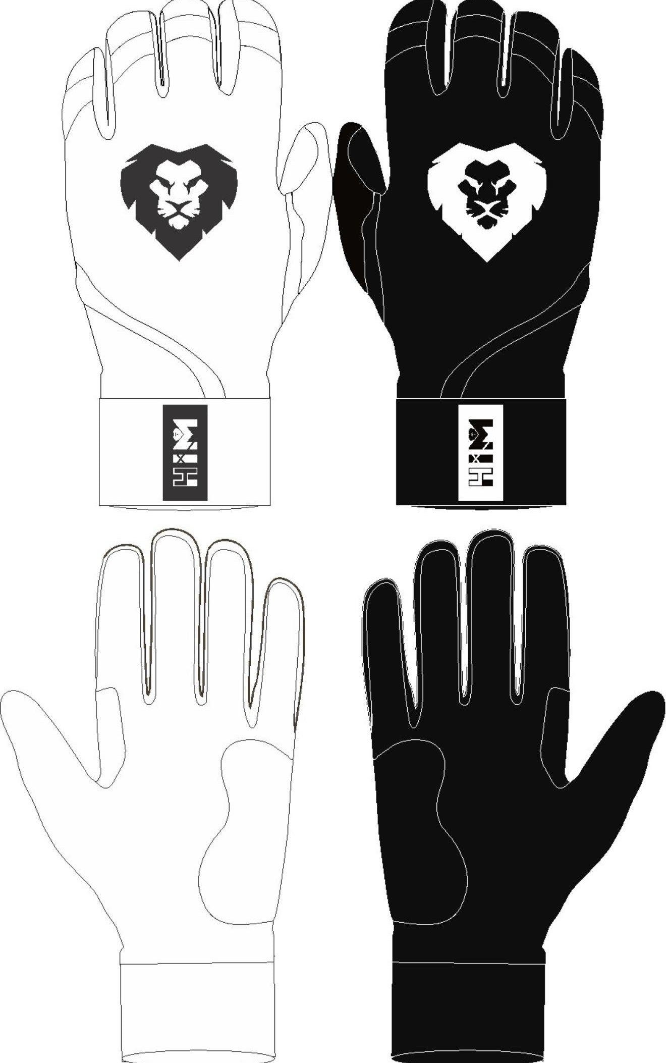 Black & White Edition Batting Gloves (Shipped In-transit)
