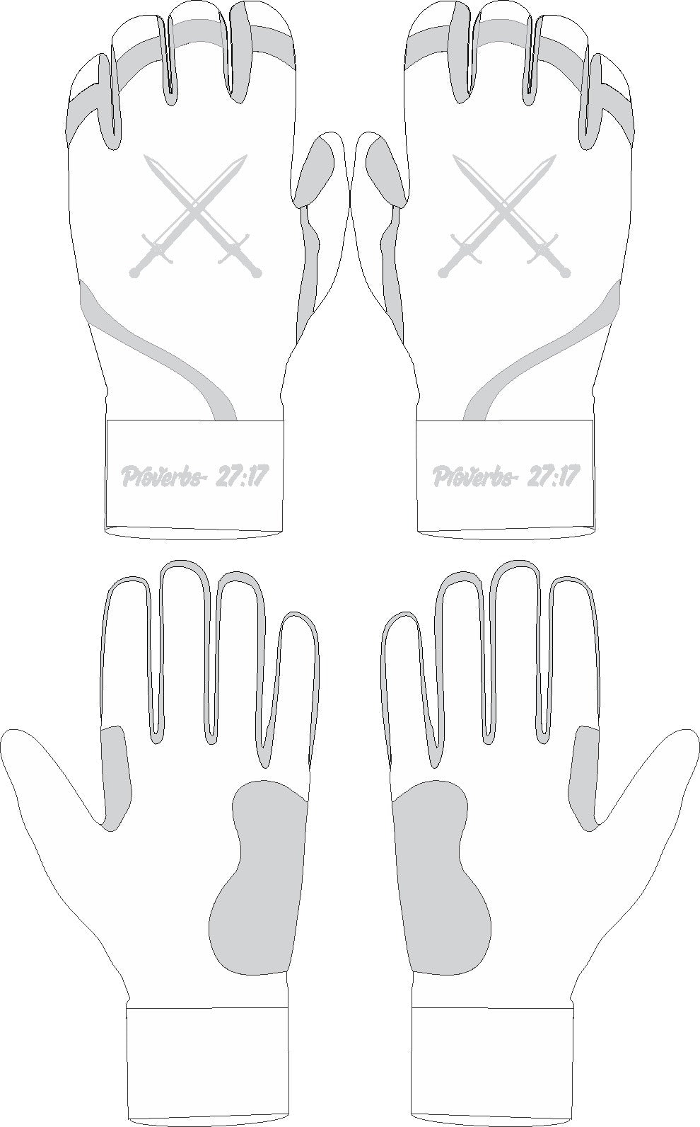 White/Grey Proverbs 27:17. Brandon Florio Exclusive