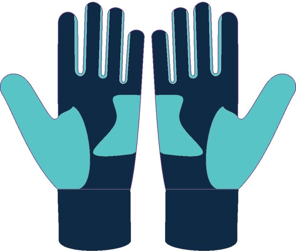 Navy Digital Camo Batting Gloves (Pre-Order) – Stock October 14th