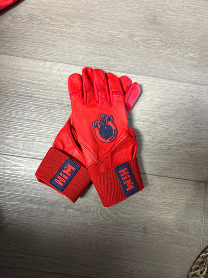 Red/Navy 2.0 Batting Gloves