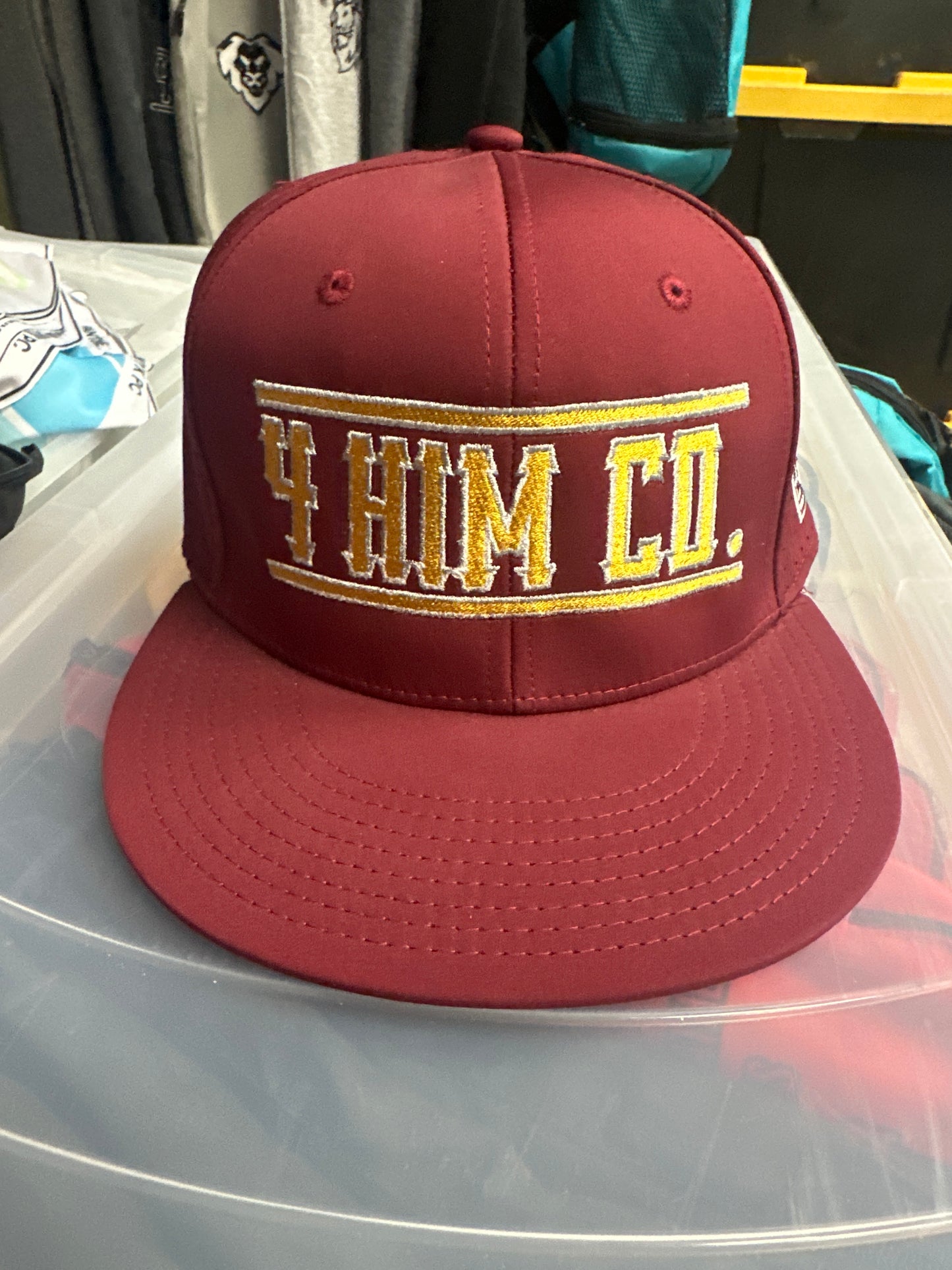 Marron 4 Him Fitted Hat