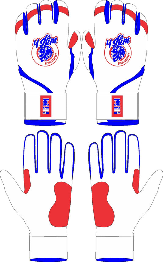 Red/White/Blue 2.0 Batting Gloves