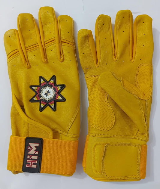 Yellow Native 2.0 Batting Gloves