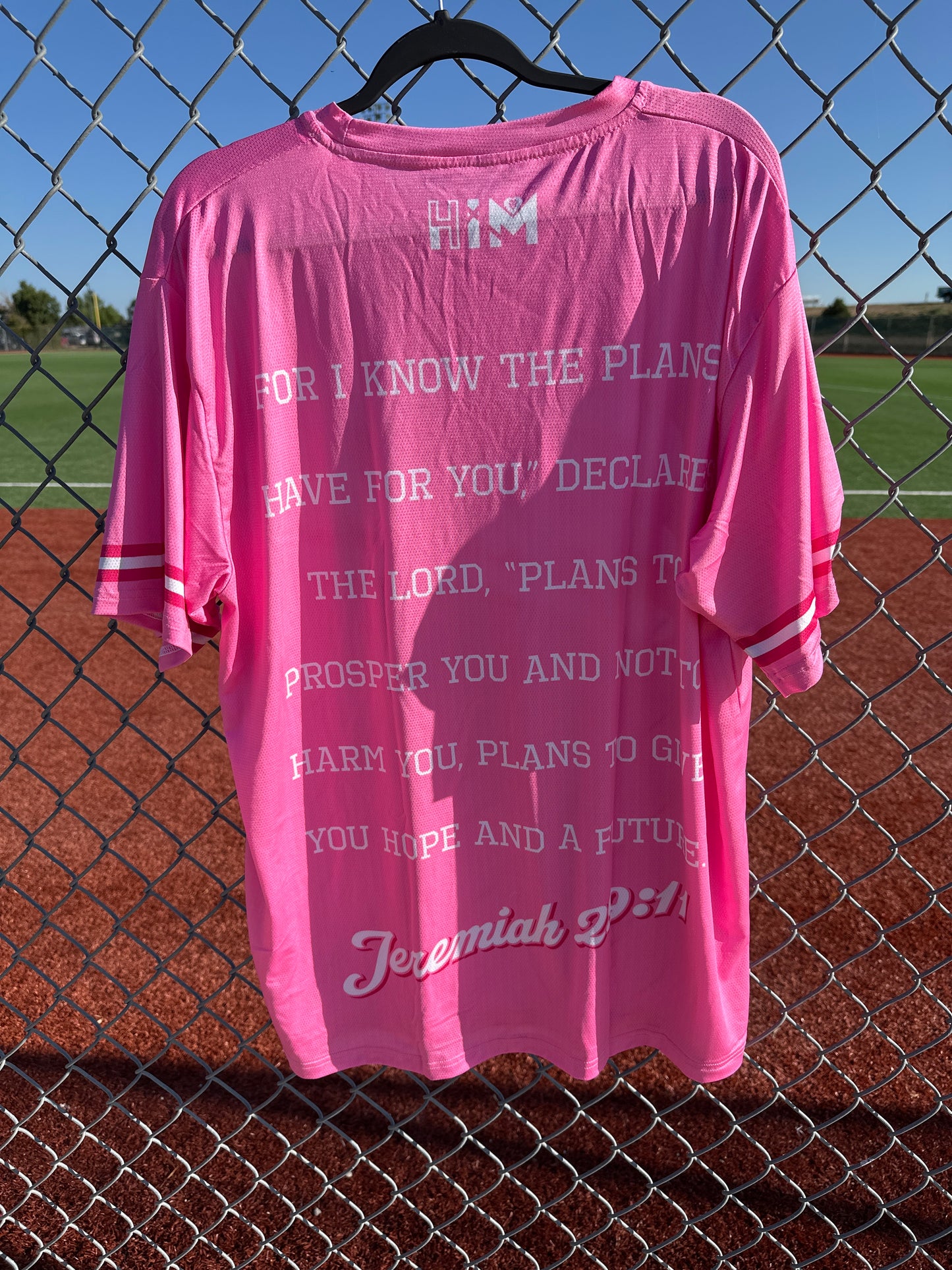 Faith Jersey Blue and Pink