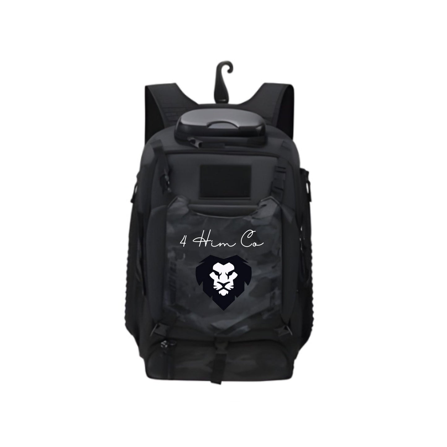 Black Camo Baseball Backpack