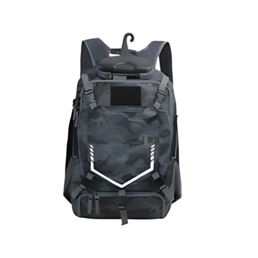 Charcoal Camo Baseball Backpack