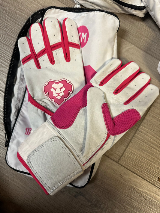 White/ Pink 2.0 Gloves