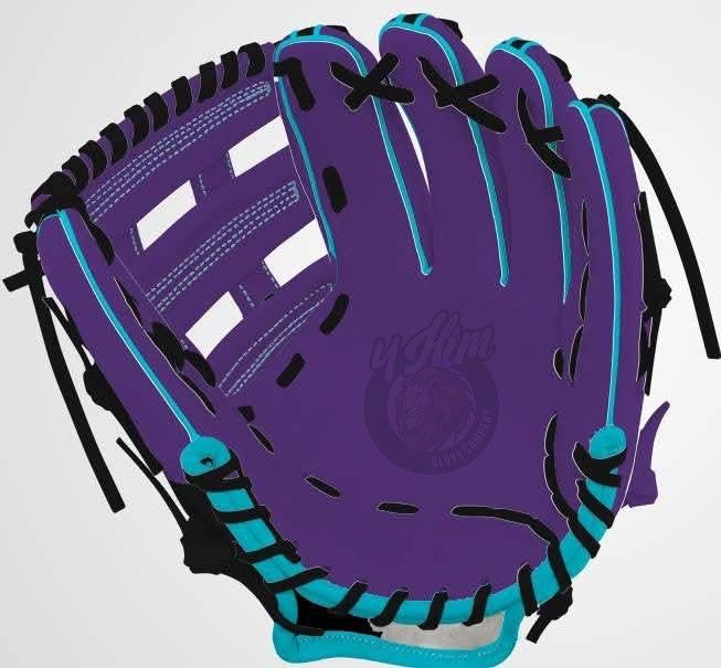 Purple Aqua Fielding Glove (Purple/Teal/Black, Right Handed) – Ships Mid/Late October