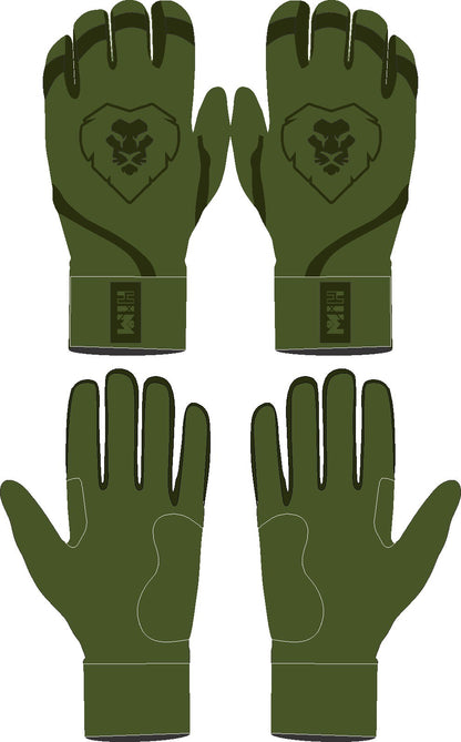 Forest Green Batting Gloves (Pre-Order) – Stock October 14th