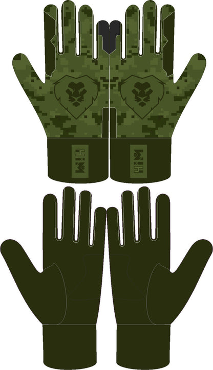 Digital Camo Green Batting Gloves (Pre-Order) – Stock October 14th