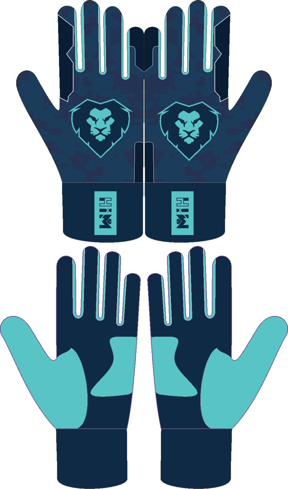 Navy Digital Camo Batting Gloves (Pre-Order) – Stock October 14th