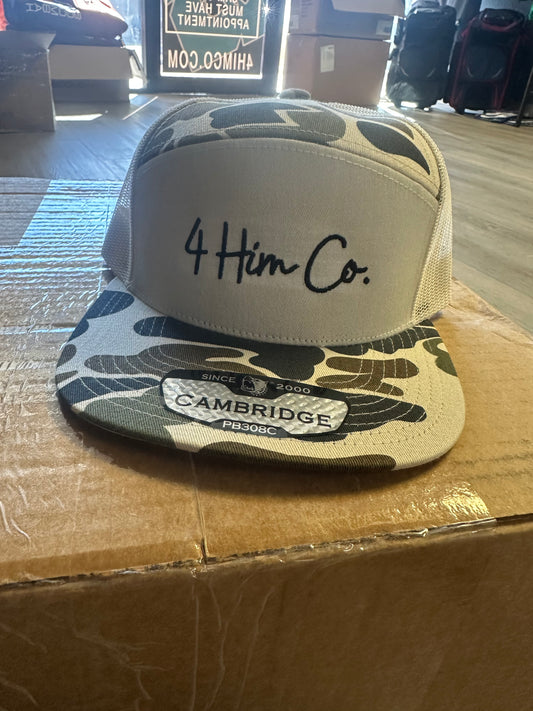 Camo Brim 4Him Co. Snapback Hat