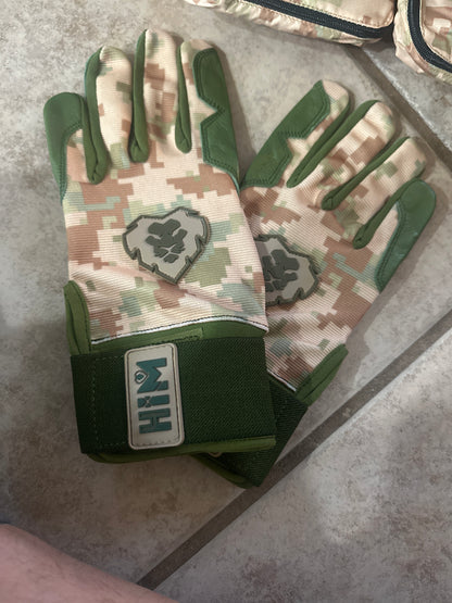 Desert Camo Cabretta Leather Batting Gloves [Ready to Ship]