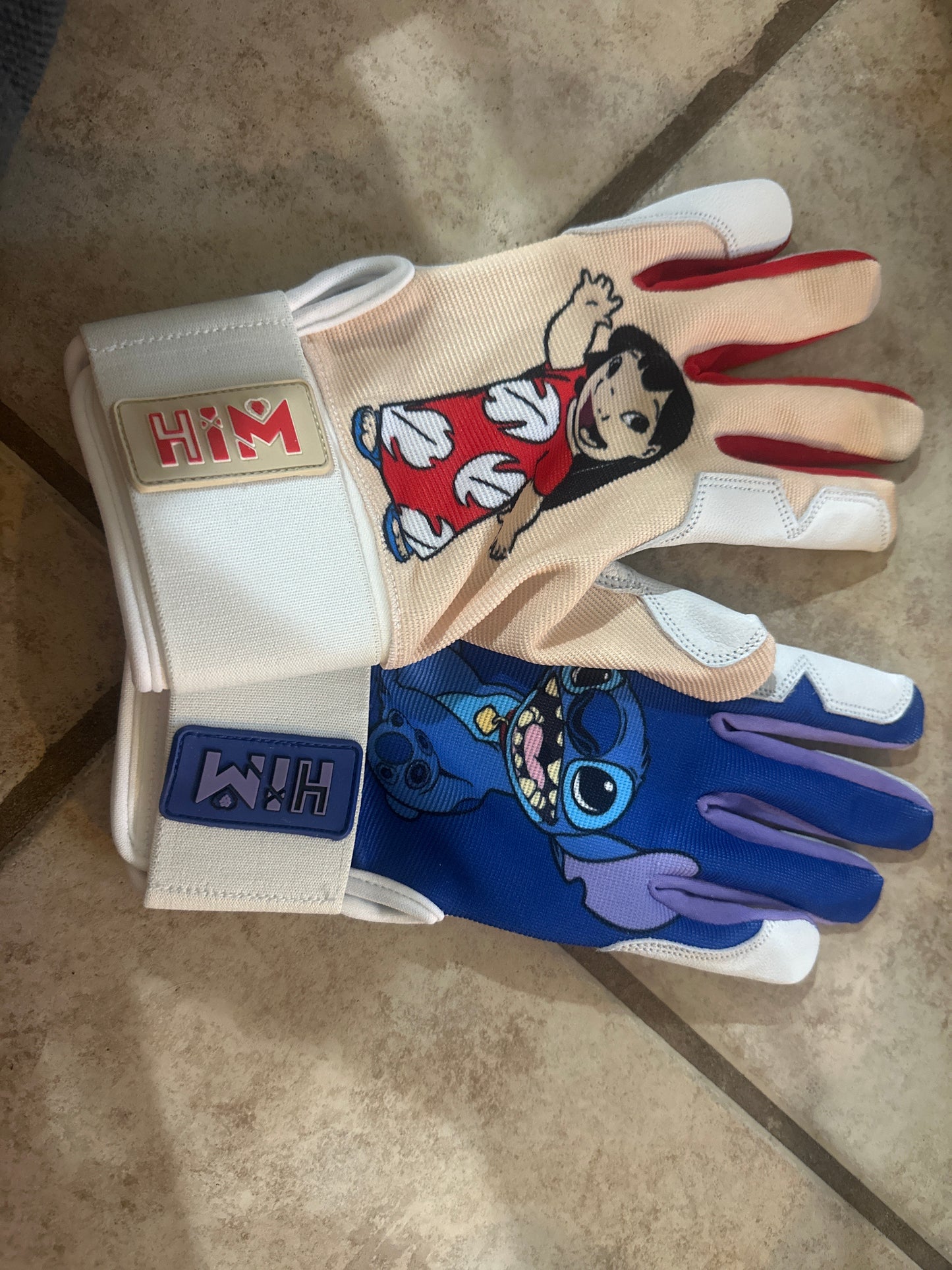 Lilo & Stitch Cabretta Leather Batting Gloves [Ready to Ship]