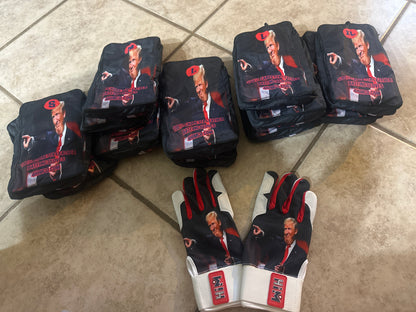 Patriot Edition Trump Cabretta Leather Batting Gloves [Ready to Ship]