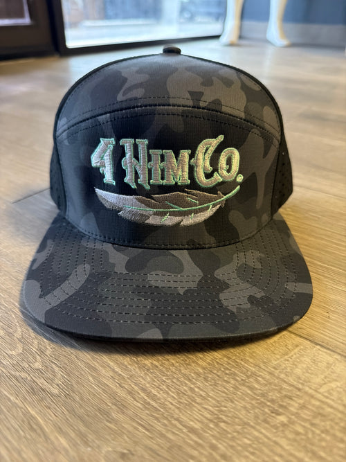 4 Him Co. Camo Feather Snapback Hat