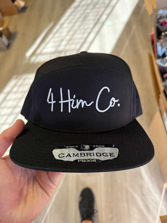 Script “4 Him Co” Logo Snapback Collection