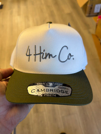 Script “4 Him Co” Logo Snapback Collection