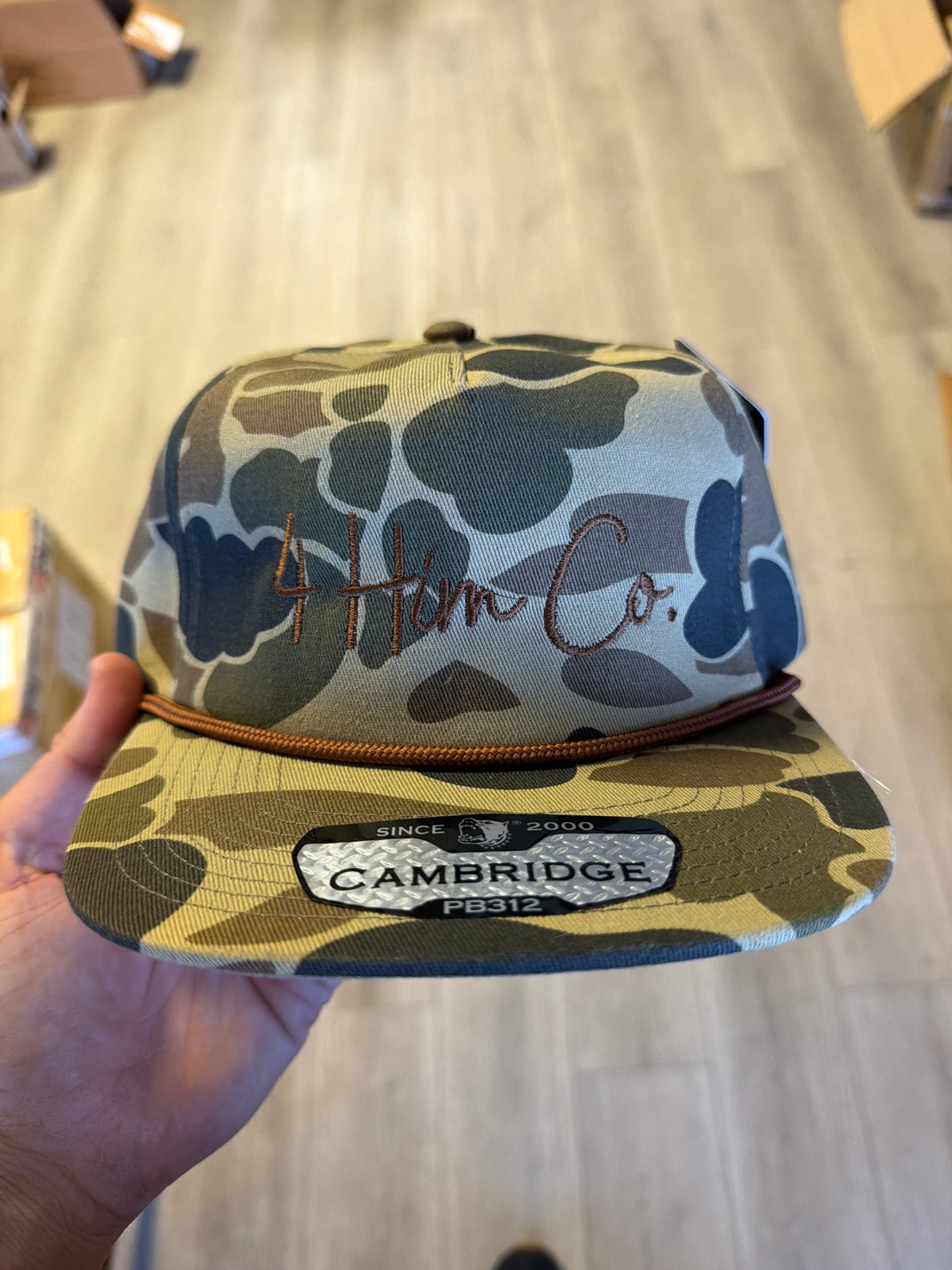 Script “4 Him Co” Logo Snapback Collection