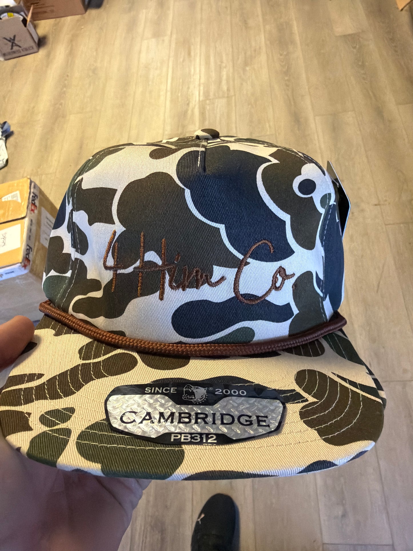 Script “4 Him Co” Logo Snapback Collection