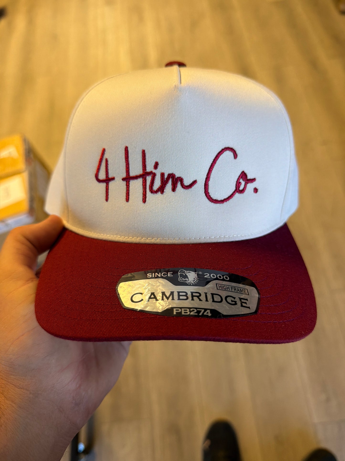 Script “4 Him Co” Logo Snapback Collection