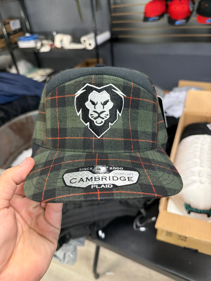 Plaid Snapback Hat – Lion Logo