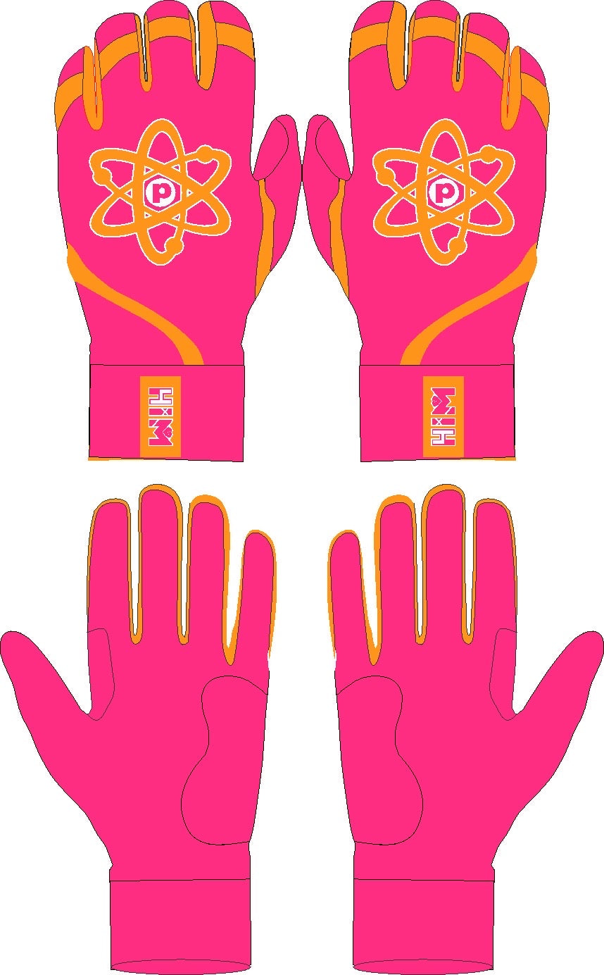 [PRE-ORDER] Pink / Orange – Proton Batting Gloves
