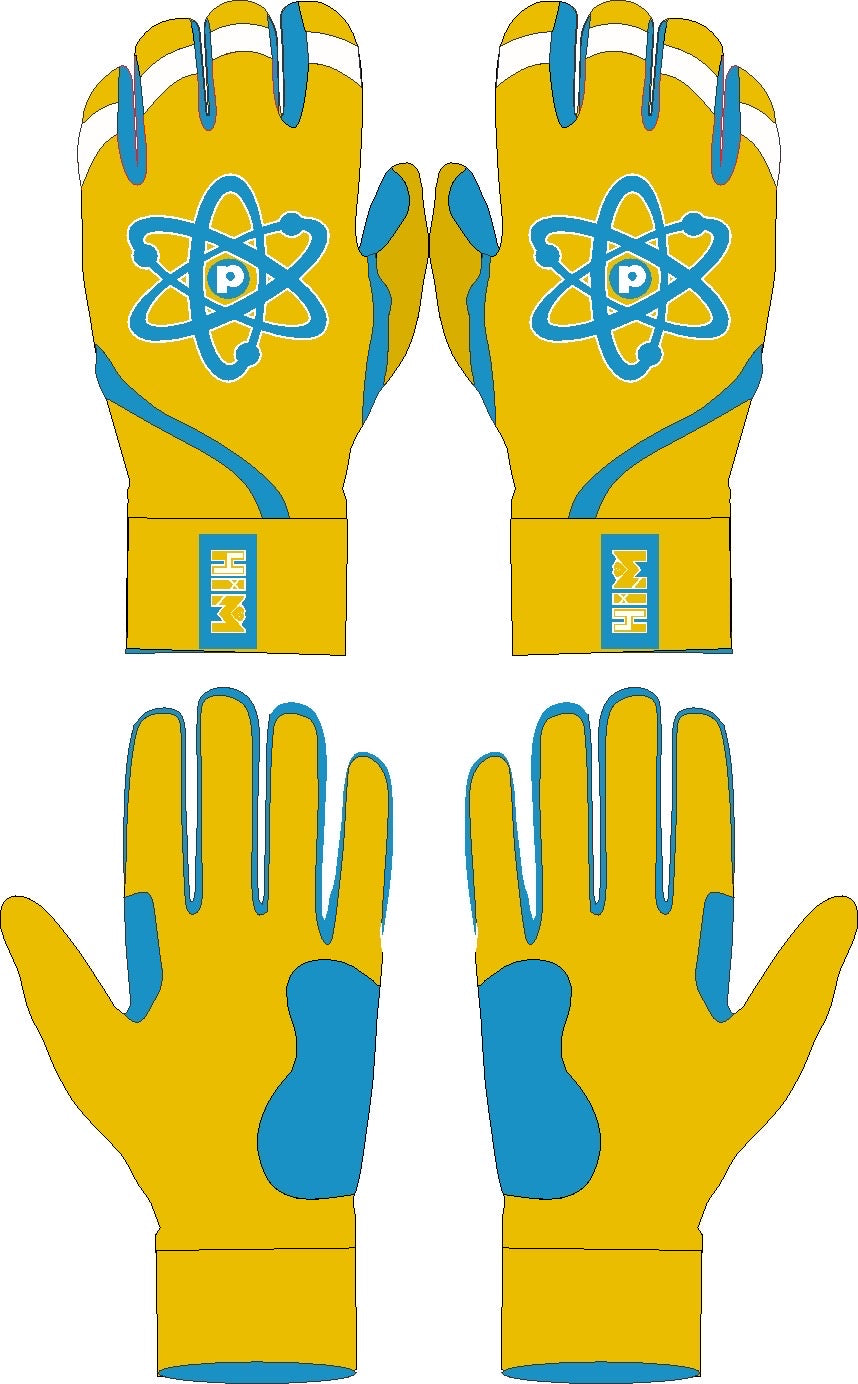 [PRE-ORDER] Yellow / Blue – Proton Batting Gloves