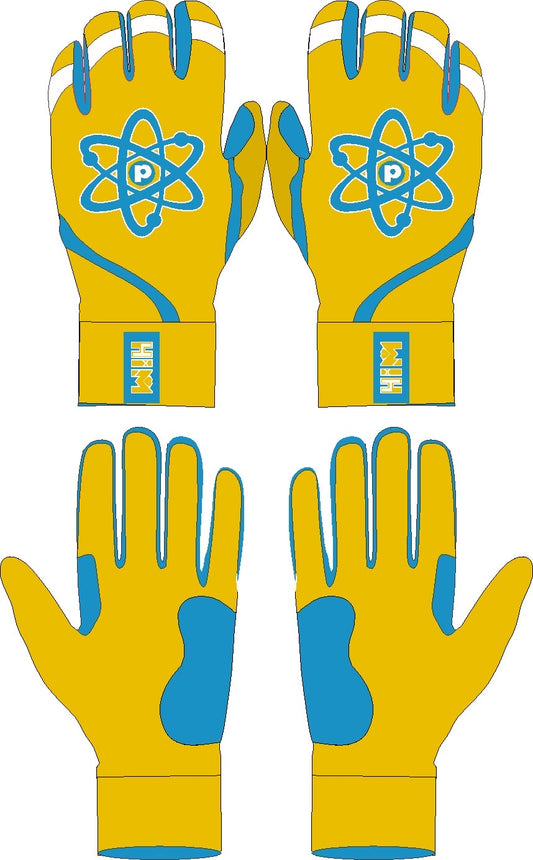 [PRE-ORDER] Yellow / Blue – Proton Batting Gloves