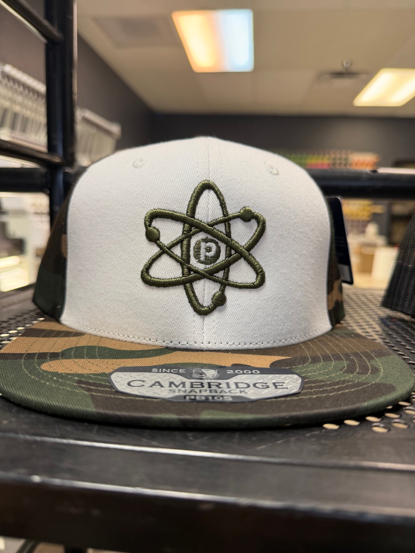 Proton White/Camo Snapback