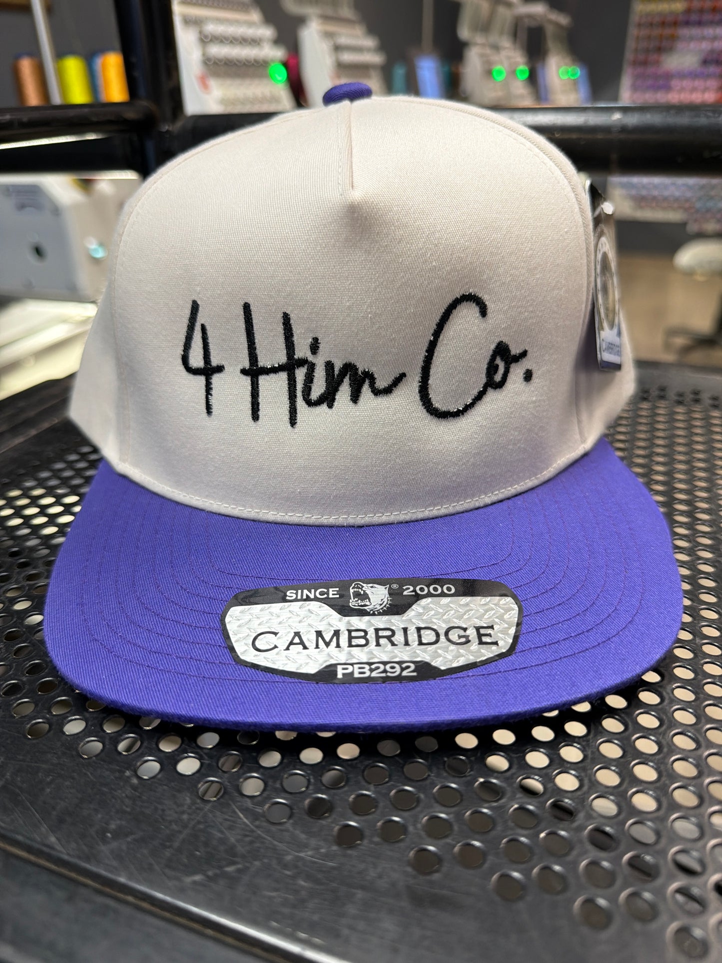 Script “4 Him Co” Logo Snapback Collection