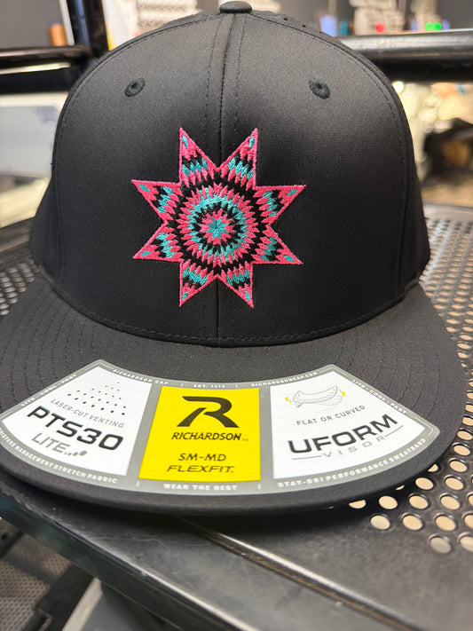 Richardson DTS630 UFORM Flexfit – Neon Starburst (Black)