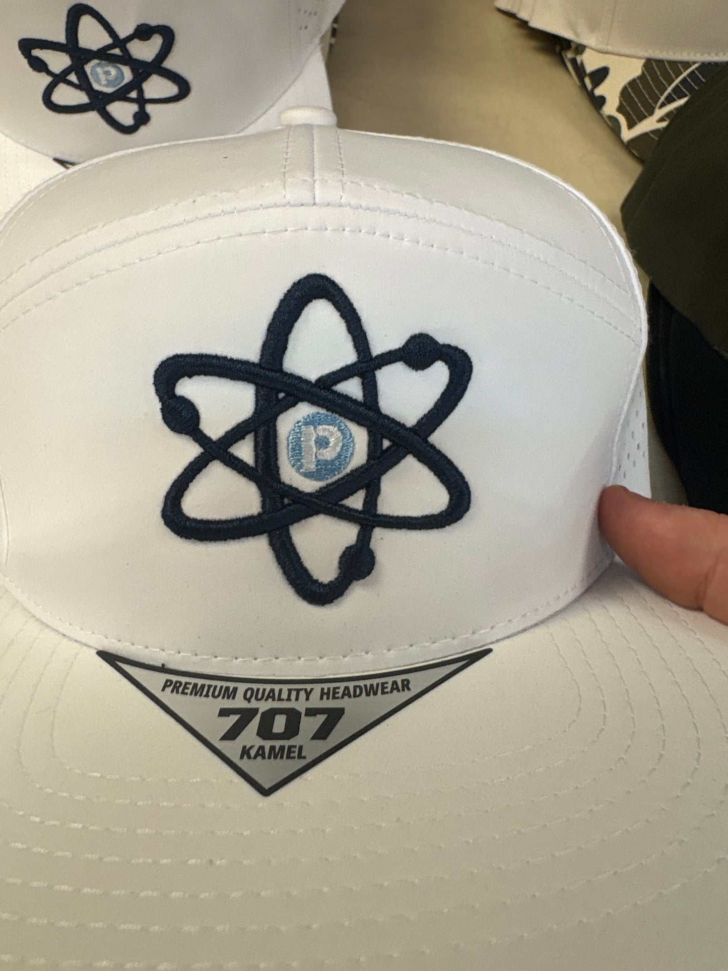 Proton White Structured Snapback Hat