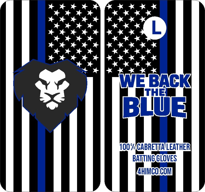 USA Black / White / Blue Batting Gloves  [In-Production]