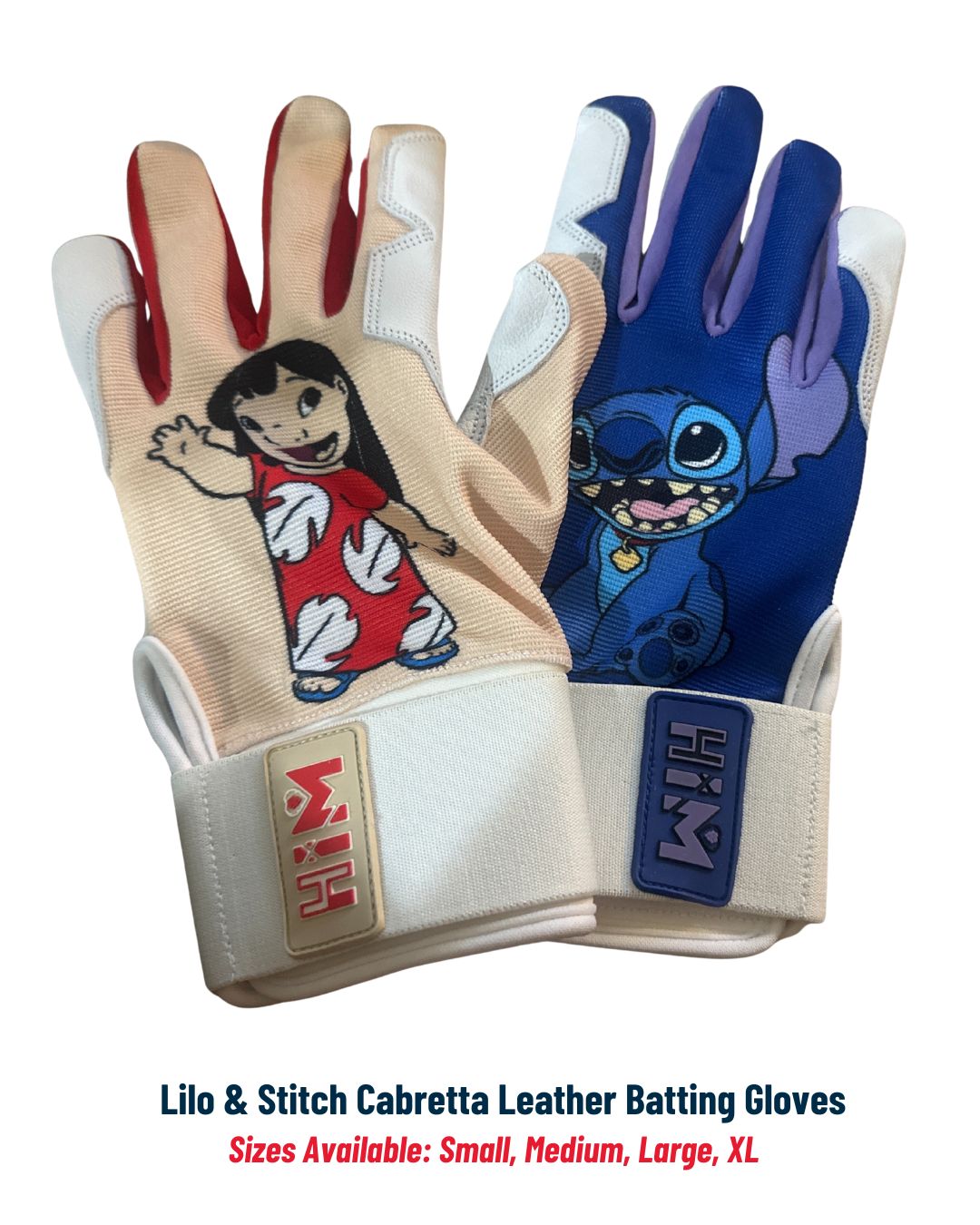 Lilo & Stitch Cabretta Leather Batting Gloves [Ready to Ship]