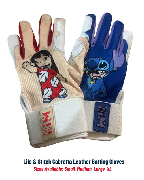Lilo & Stitch Cabretta Leather Batting Gloves [Ready to Ship]