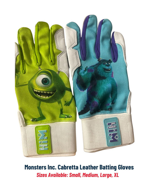 Monsters Inc. Cabretta Leather Batting Gloves [Ready to Ship]