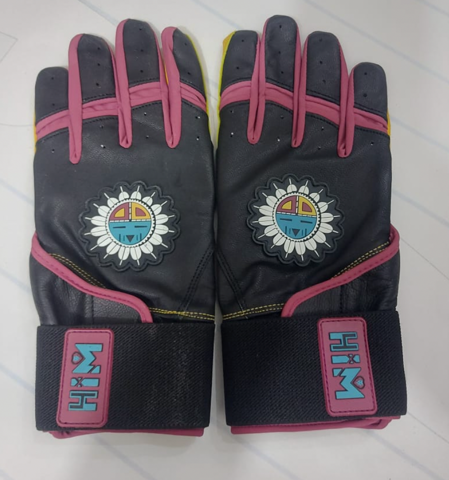 Black/Marron/Teal/Yellow Native 2.0 Gloves