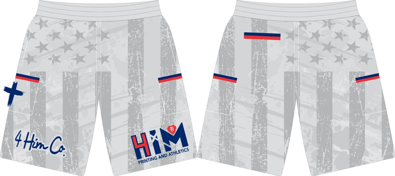 4 Him First Responder Shorts (Made to order, 2-3 Weeks)