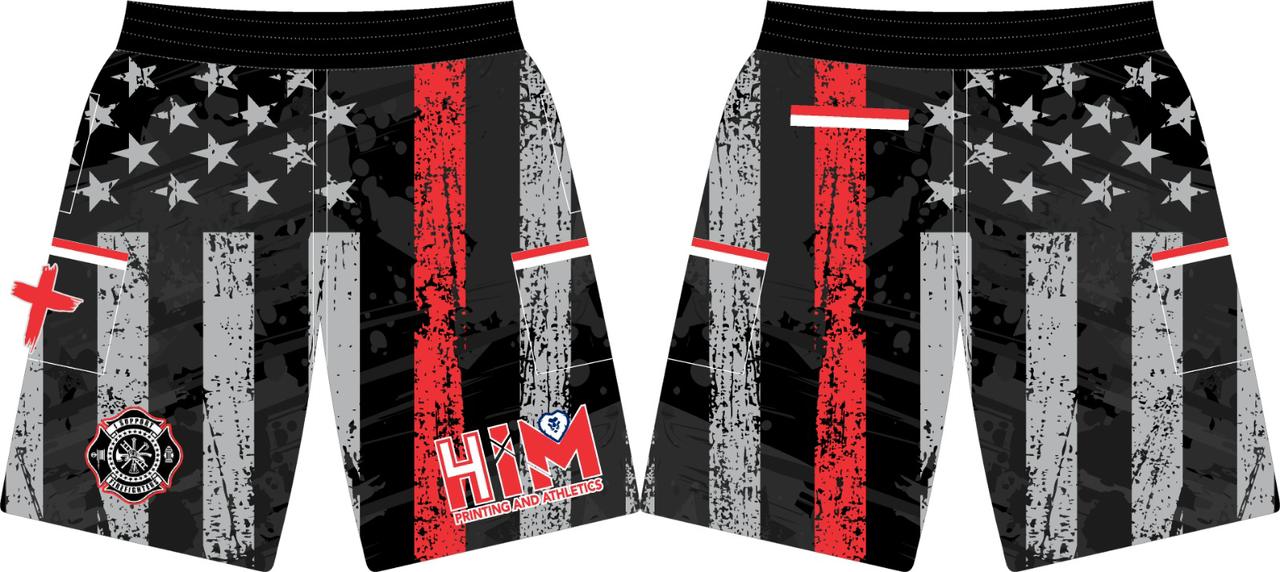 4 Him First Responder Shorts (Made to order, 2-3 Weeks)