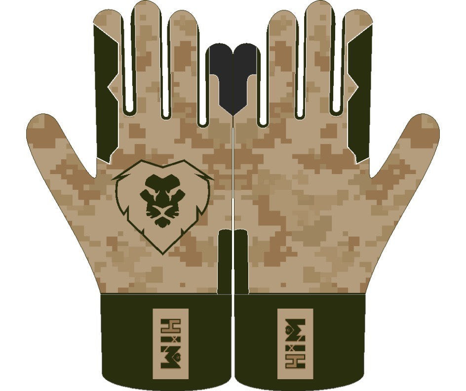 Desert Camo Tan Batting Gloves (Pre-Order) – Stock October 14th